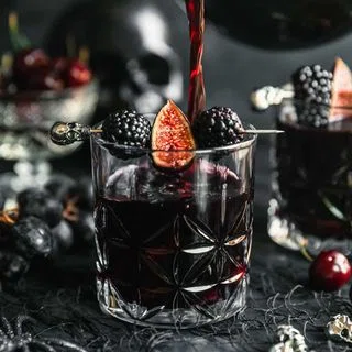 Spooky Black Halloween Sangria