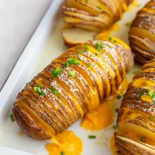 Cheesy Hasselback Potatoes