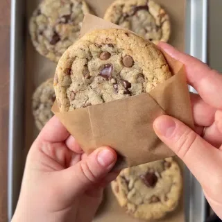 Bakery-Style Double Chocolate Chip Cookies