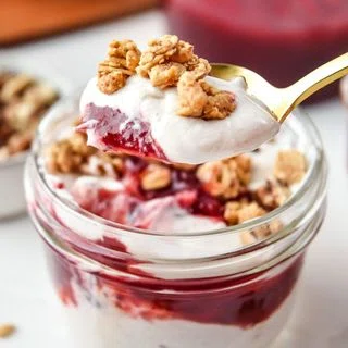 Cinnamon Orange Cranberry Yogurt Parfaits
