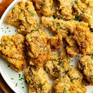 Fried Oyster Mushrooms (Crispy & Vegan!)