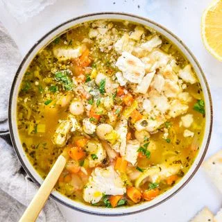 White Bean Lemon Chicken Soup