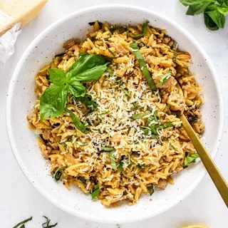 Ground Turkey Zucchini Orzotto