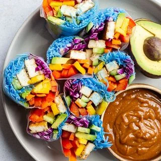 Rainbow Spring Rolls