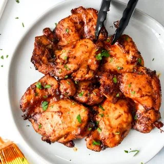 Air Fryer Boneless BBQ Chicken Thighs