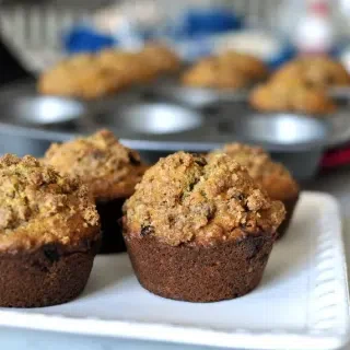 Healthy Cinnamon Raisin Lactation Muffins