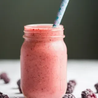 Blackberry Kombucha Smoothie