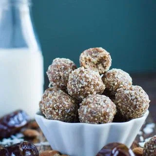 Coconut Almond Date Rolls