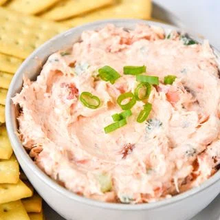 Hot Smoked Salmon Cream Cheese Dip