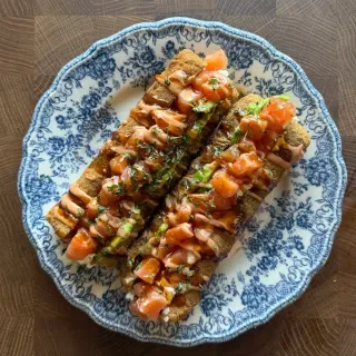 Crispy Sashimi Sushi Hotdogs