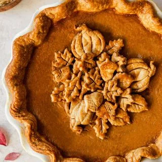 Easy Pumpkin Custard Pie with Cardamom