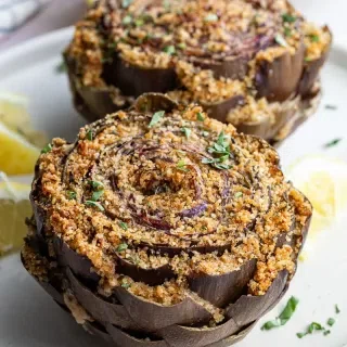 Stuffed Purple Artichokes