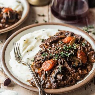 Short Rib Beef Bourguignon