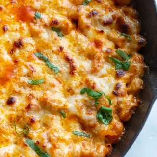 Cheesy White Bean Tomato Bake