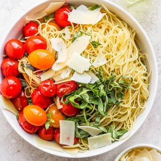 Angel Hair Pasta with Garlic Sauce