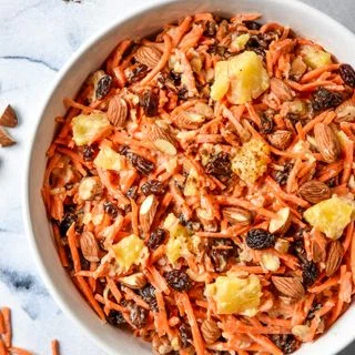 Cinnamon Raisin Carrot Salad