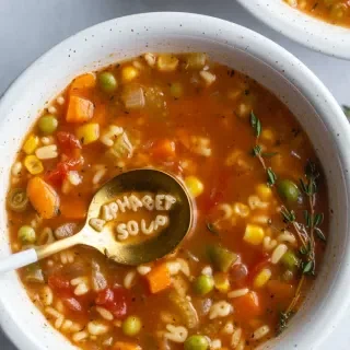 Homemade Alphabet Soup Recipe