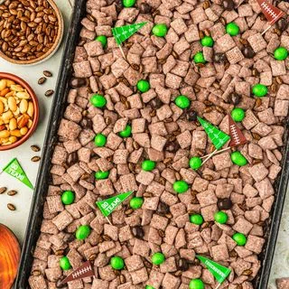 Easy Football Muddy Buddies for Game Day