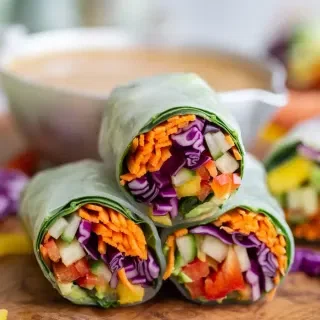 Easy Summer Rolls (Vegan)