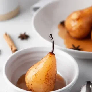 Vanilla Poached Pears