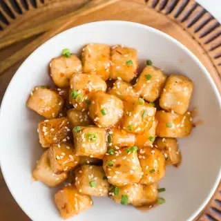 Crispy Tofu with Sweet Chile Sauce