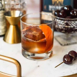 Freezer Door Old Fashioned with Bourbon