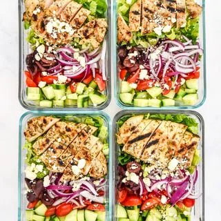 Greek Chicken Salad Meal Prep