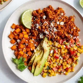Street Corn Tofu Bowls