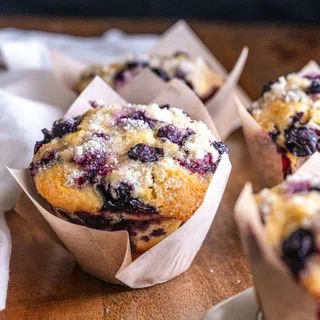 Bakery-Style Blueberry Muffins