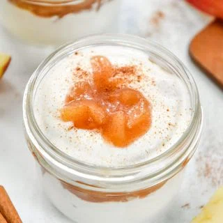 Cinnamon Apple Whipped Yogurt Cups