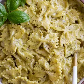 Pesto Cream Sauce (10 minutes!)