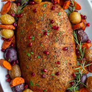Stuffed Vegan “Turkey”