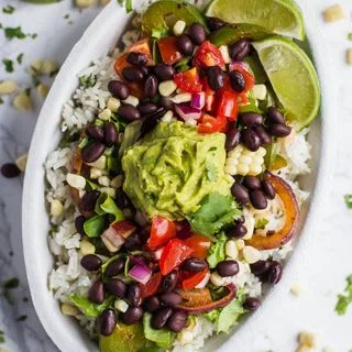 Chipotle Inspired Vegan Burrito Bowl
