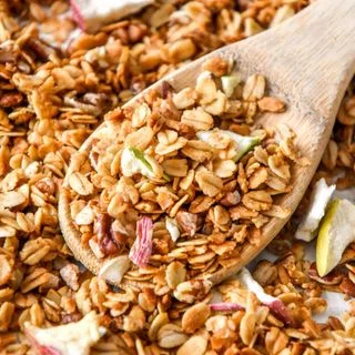 Homemade Apple Pie Spiced Granola