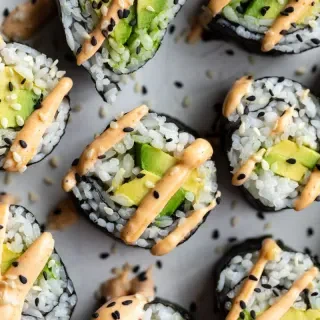 Easy Avocado Roll Sushi
