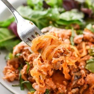 Spaghetti Squash Spaghetti Bake