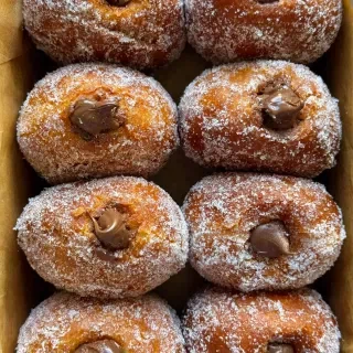 Nutella Stuffed Bomboloni