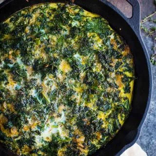 Kale & Garlic Frittata