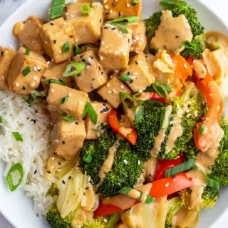 Peanut Sauce Tofu
