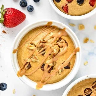 Individual Air Fryer Baked Oats