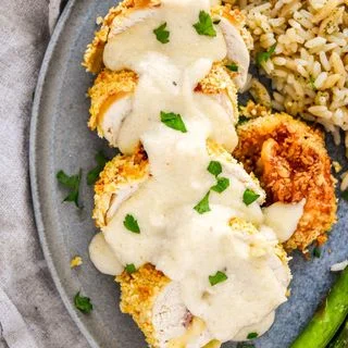 Air Fryer Chicken Cordon Bleu