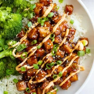 Honey Garlic Tofu