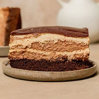 Chocolate Peanut Butter Mousse Cake