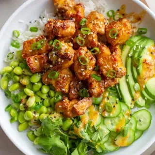 Chili Crisp Tofu Bowls