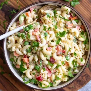Easy Vegan Macaroni Salad