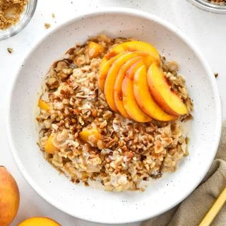Peaches and Cream Oatmeal