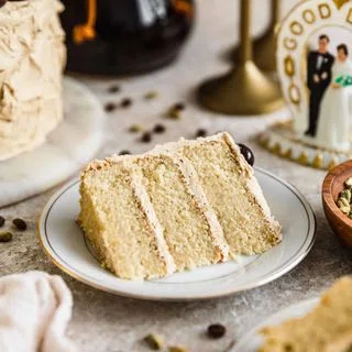 Cardamom Cake with Coffee Buttercream
