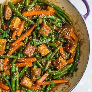 Sesame Ginger Tempeh Stir Fry