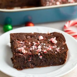 Chocolate Peppermint Baked Oats