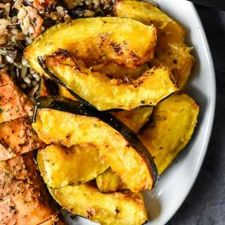 Air Fryer Acorn Squash (Two Ways!)